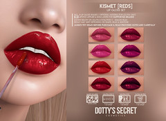 Dotty's Secret x Blanc | Kismet [REDS] - Lip Gloss Set
