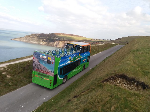 My last shot of my Needles Breezer trip is of Southern Vectis 1991 (WDL 691 ex-HW52 EPK) heading along the bus only road along the Needles Cliff and back towards to coloured sands of Alum Bay
