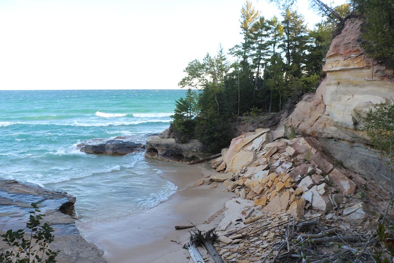 This Cove along the shore of Lake Superior was better protected from the northeast swell