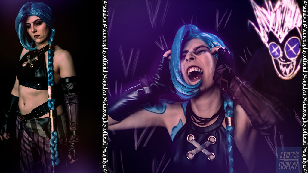 Arcane Wars Of Two Cities Jinx Cosplay Costumes