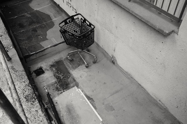 Abandoned shopping trolley