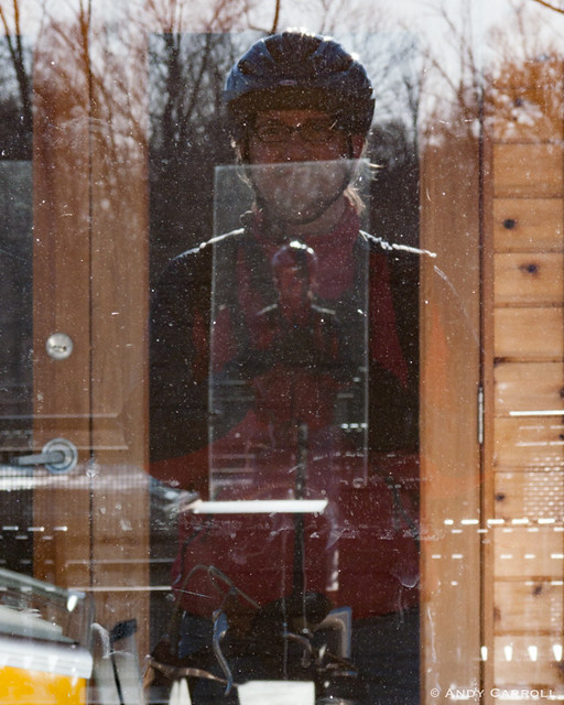 Self portrait with bicycle, 30 March 2013