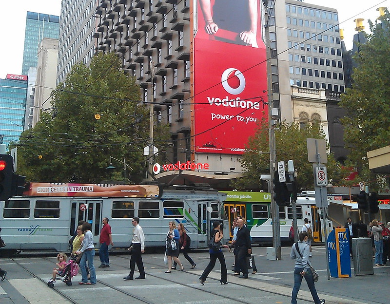 Swanston Street/Bourke Street, Melbourne, 2012