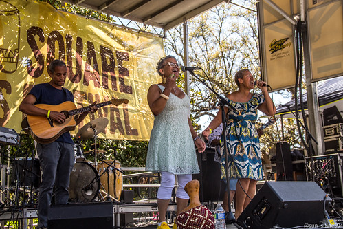 Sula and Margie Perez at Congo Square Rhythms Fest - March 26, 2022. Photo by Katherine Johnson.
