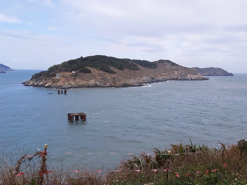 Matsu's Beigan Island: Daqiu bridge construction