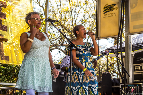 Sula and Margie Perez at Congo Square Rhythms Fest - March 26, 2022. Photo by Katherine Johnson.