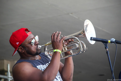 The Stooges Brass Band at Treme Creole Gumbo Fest 2022. Photo by Katherine Johnson.