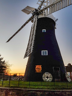 Holgate Windmill sunset, February 2022
