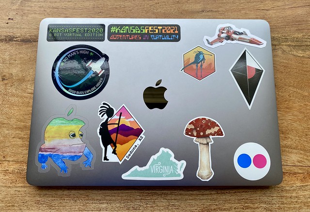 M1 MacBook Air w/ stickers