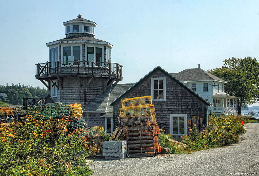 Waterfront Homes and Lobster Traps close to the Harbor | Flickr