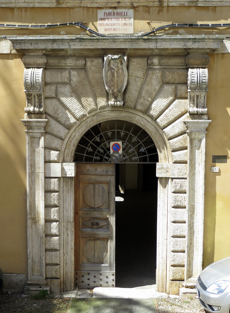 A doorway in Todi, Umbria, Italy