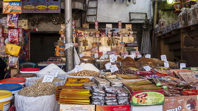 Ramadan dried fruits and nuts at the market
