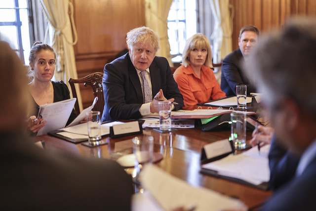 PM Boris Johnson holds wind energy roundtable meeting
