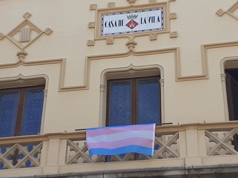 Sitges se sumó ayer al Día Internacional por la Visibilidad Trans