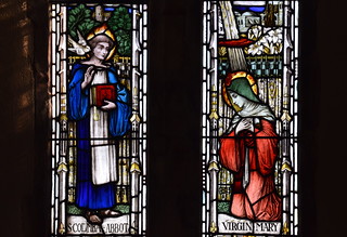 St Columba and the Blessed Virgin at the Annunciation