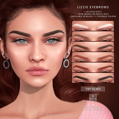 Lizzie eyebrows - Lelutka Evo X