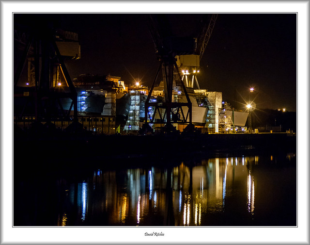 Night Time For HMS Dauntless