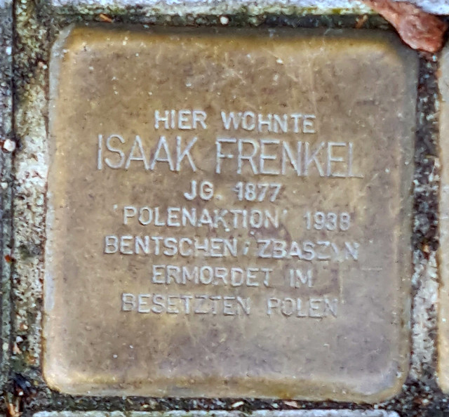 ISAAK FRENKEL * 1877 Stresemannstraße 95 (Altona, Altona-Nord)