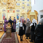 2 апреля 2022, Божественная литургия, панихида в храме Рождества Христова в Рыбаках (Тверь)