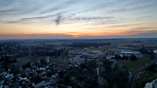 Sunset over Lititz, Pennsylvania