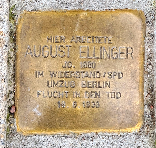 AUGUST ELLINGER * 1880 Besenbinderhof 60 (Hamburg-Mitte, St. Georg)