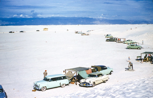 Found Kodachrome Slide -- White Sands, New Mexico