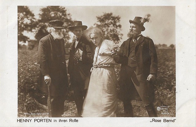 Henny Porten and Emil Jannings in Rose Bernd (1919)