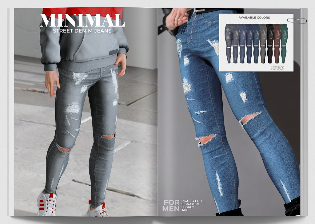 MINIMAL - Street Denim Jeans