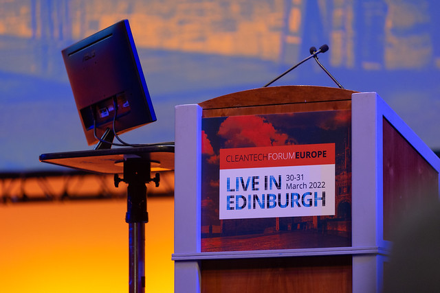 2022 Cleantech Forum Europe, Live in Edinburgh