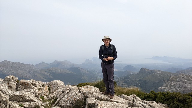 The  Summit of  Puig Tomir  (1103 meters = 3619 feet) - Lluc, Mallorca, Spain