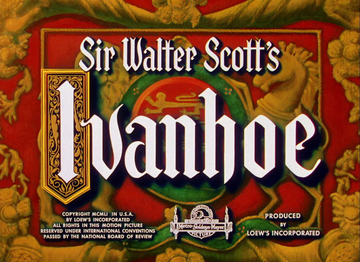 Ivanhoé (Richard Thorpe, 1952) title still