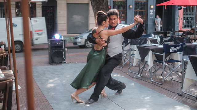 Argentinien BUENOS AIRES San Telmo TANGO IN THE STREET