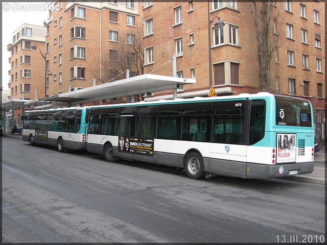 Irisbus Citélis Line – RATP (Régie Autonome des Transports Parisiens) / STIF (Syndicat des Transports d'Île-de-France) n°3572