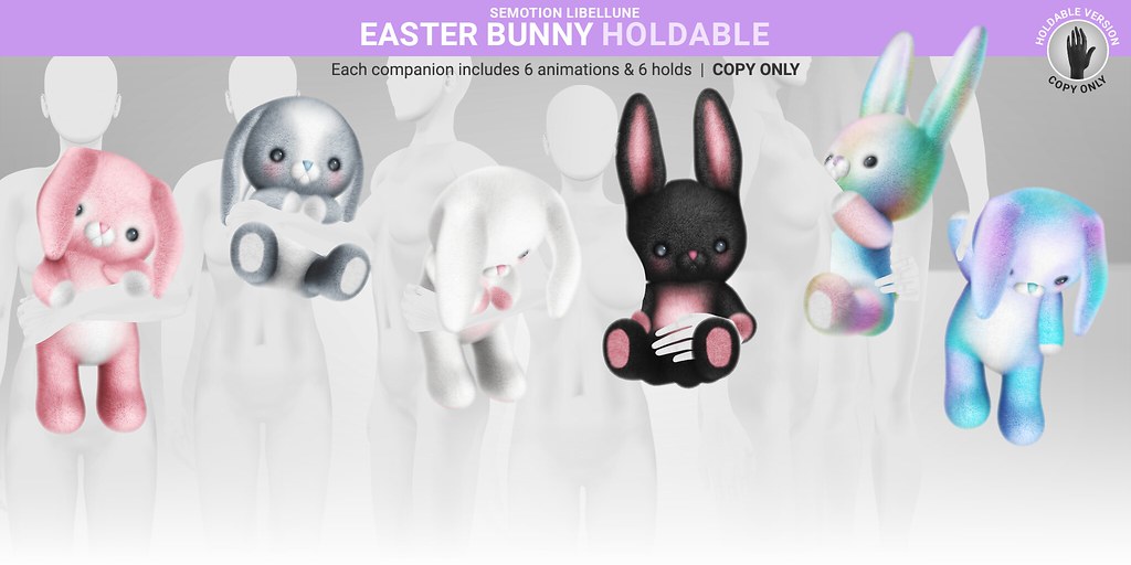 SEmotion Libellune Easter Bunny Holdable