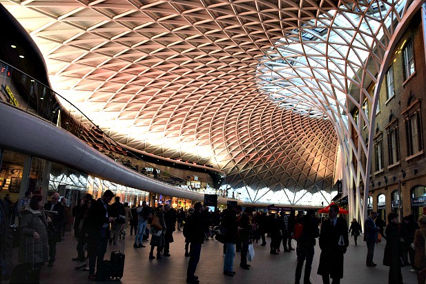 King's Cross station's diagrid shell