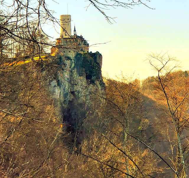Aus Sicht der alten Burg Lichtenstein
