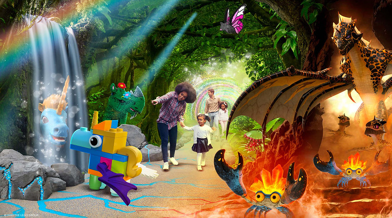 Magical Forest in LEGO MYTHICA key visual