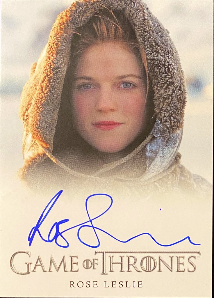 Rose Leslie Autograph Card | gg hobby | Flickr