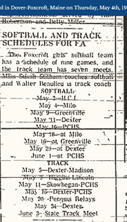 1964  Penquis Relays 20 May 1964