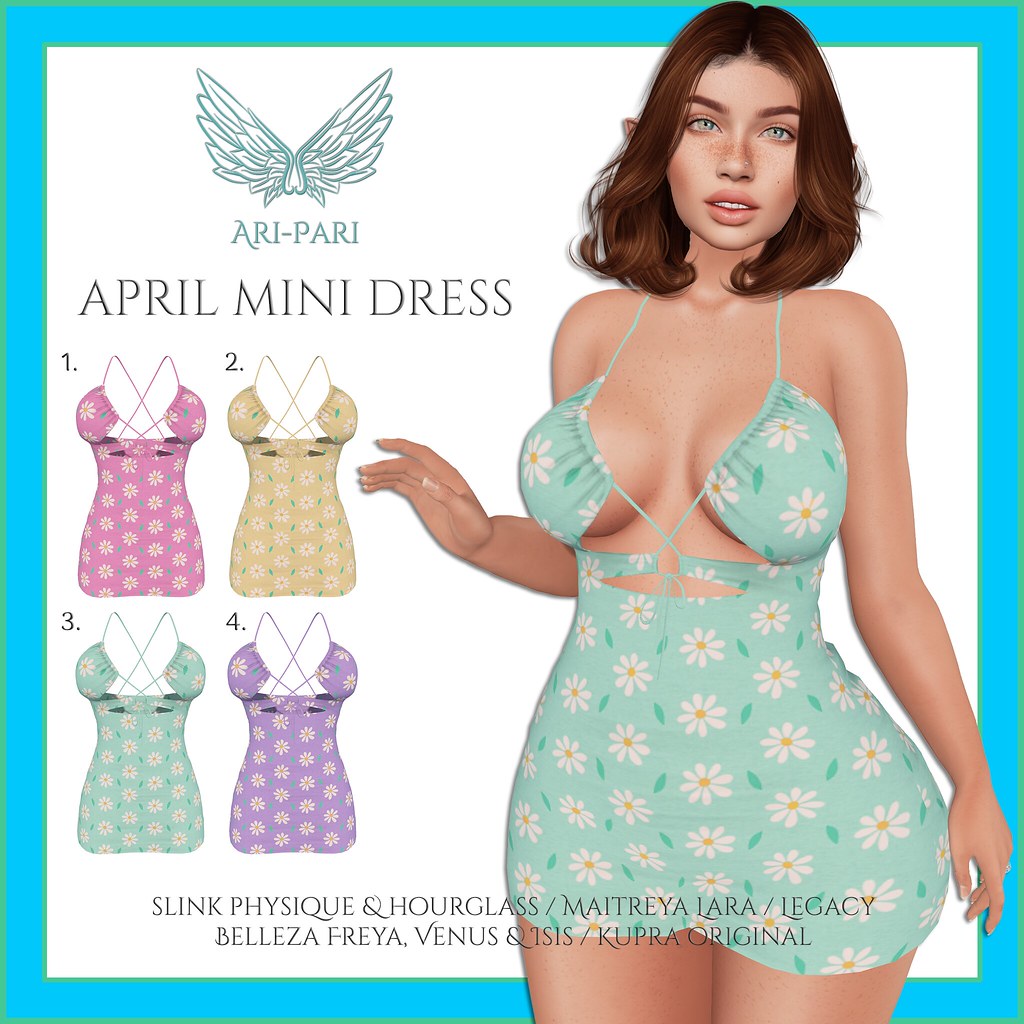 [Ari-Pari] April Mini Dress - Hunt Key