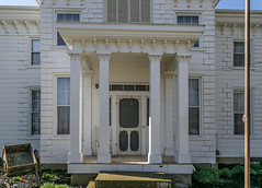 Entrance, Nathan Hollister House — Woodsfield, Ohio