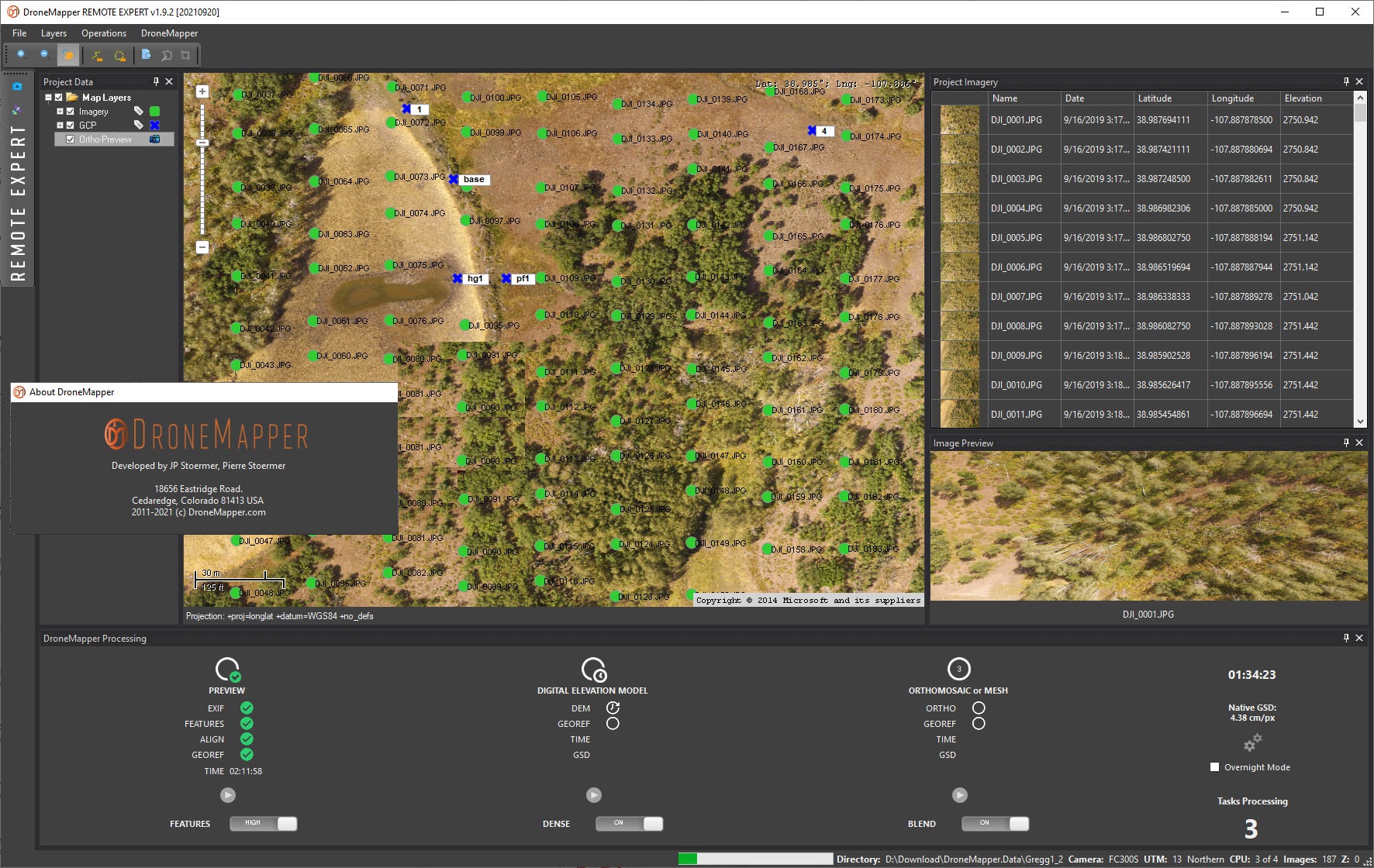 Working with DroneMapper REMOTE EXPERT v1.9.2