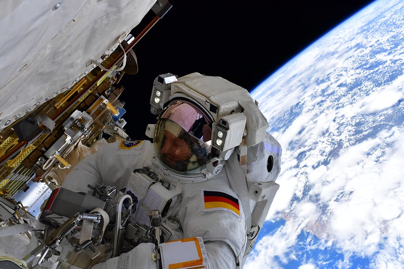 Astronaut Matthias Maurer Airlock