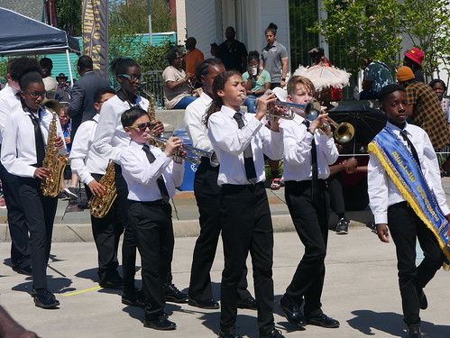 Belle Chasse Academy at Class Got Brass competition on April 3, 2022. Photo by Louis Crispino.