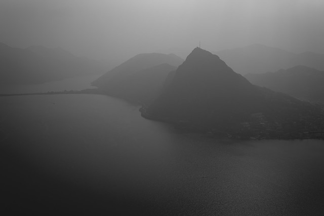 Misty Day on Lake Lugano