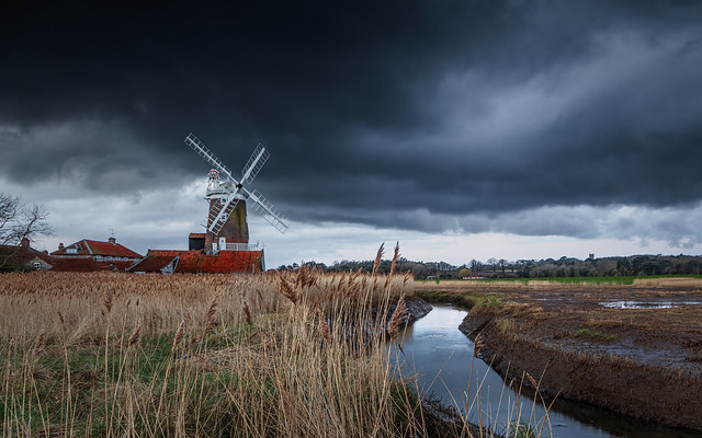 Moody Skies Over Cley Mill
