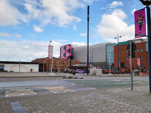 Birmingham Moor Street Station, Selfridges more scaffolding coming down and the Great Birmingham Run 2022