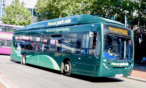 YN13 PLU ‘Reading buses’ No. 403 ‘Mereoak park&ride’’.  Scania K270UB / Alexander Dennis Ltd. Enviro 300GS on Dennis Basford’s railsroadsrunways.blogspot.co.uk’