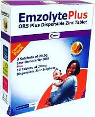 Emzolyte Plus - co-packaged ORS and Zinc - Nigeria