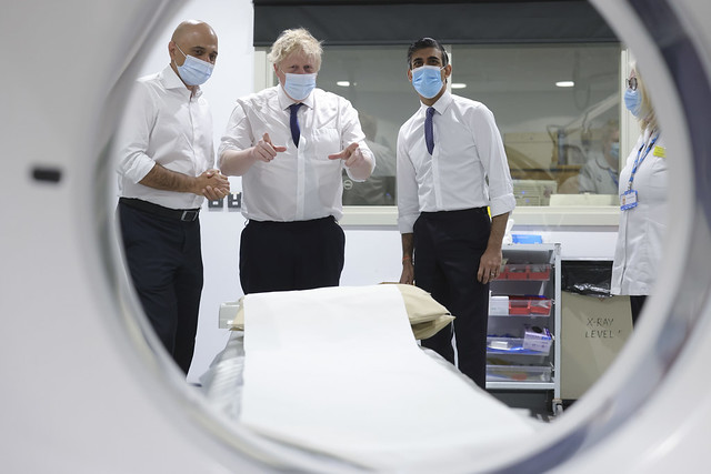 Prime Minister Boris Johnson visits new QEII hospital